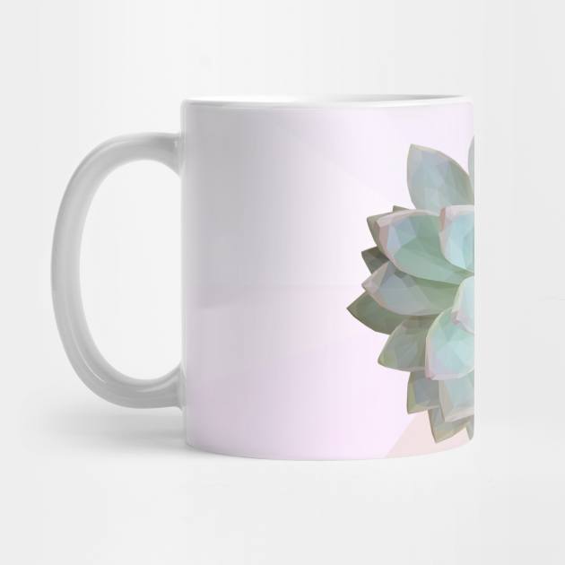 Low Poly Garden Succulent by ErinFCampbell